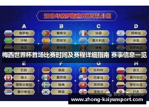 梅西世界杯首场比赛时间及赛程详细指南 赛事信息一览